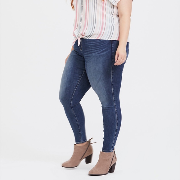 torrid sky high skinny jeans